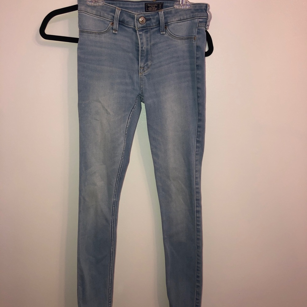 A&F Light Wash Jeans